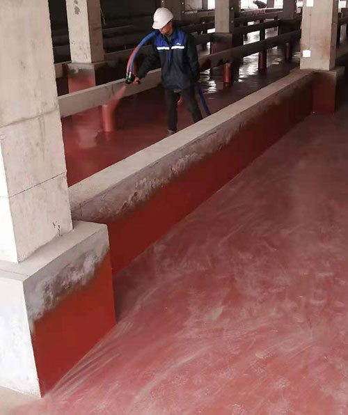 養牛場地坪噴涂聚脲耐磨防水案例